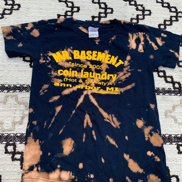 NWT reverse tie dye me basement Michigan s/s tee - Picture 3 of 14